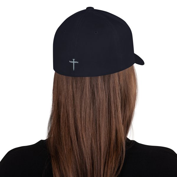 CWM Shield Logo Flexfit Hat With Gray Cross - Image 4