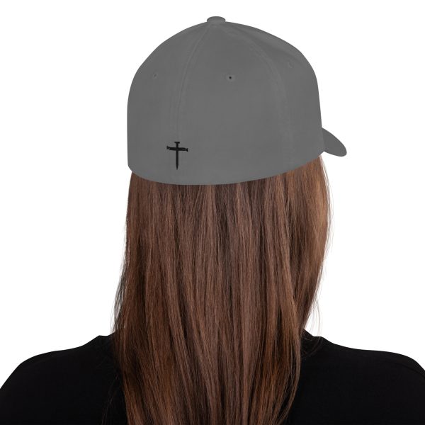 CWM Shield Logo Flexfit Baseball Hat with Black Cross - Image 8