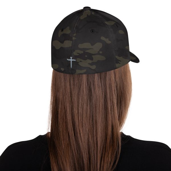 CWM Shield Logo Flexfit Hat With Gray Cross - Image 2