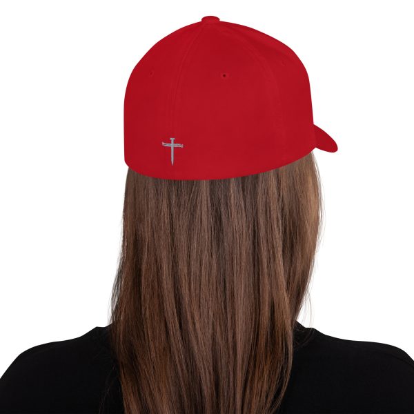 CWM Shield Logo Flexfit Hat With Gray Cross - Image 10